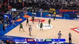 加拿大男篮爆冷热火B队，伦纳德统治全场